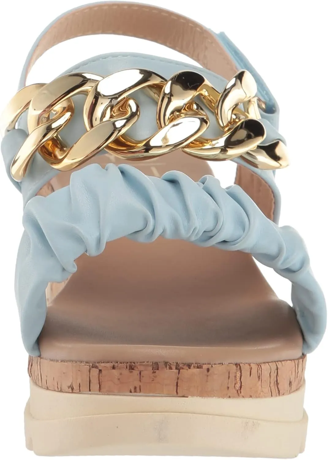 YOKI Women's Cork Platform Sandal Wedge