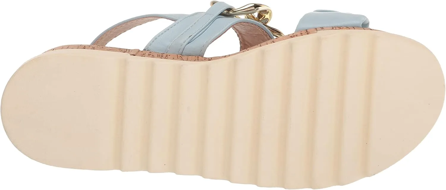 YOKI Women's Cork Platform Sandal Wedge