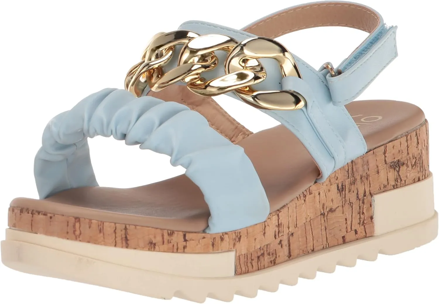 YOKI Women's Cork Platform Sandal Wedge