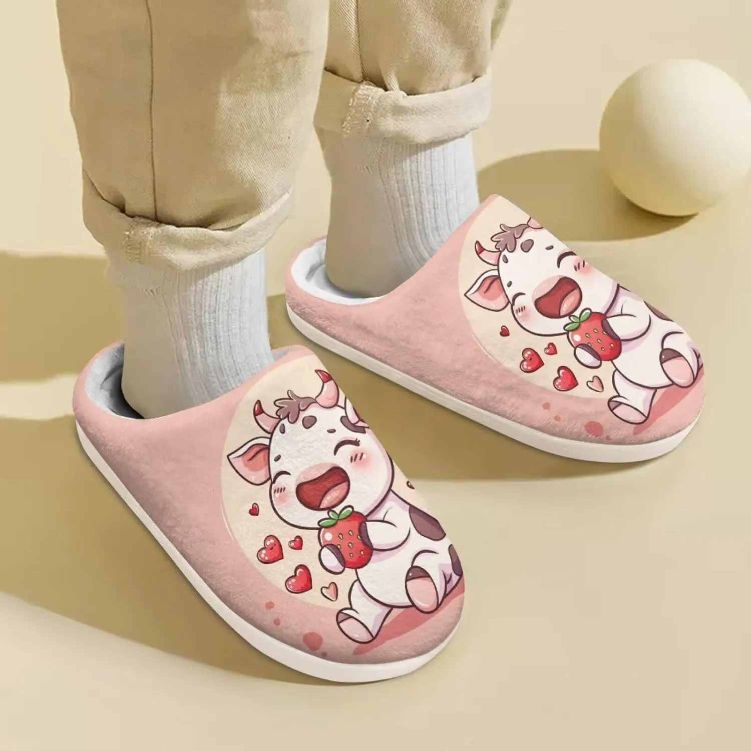 Yzaoxia Fuzzy Slippers for Kids House Slipper Shoes for Boys Girls