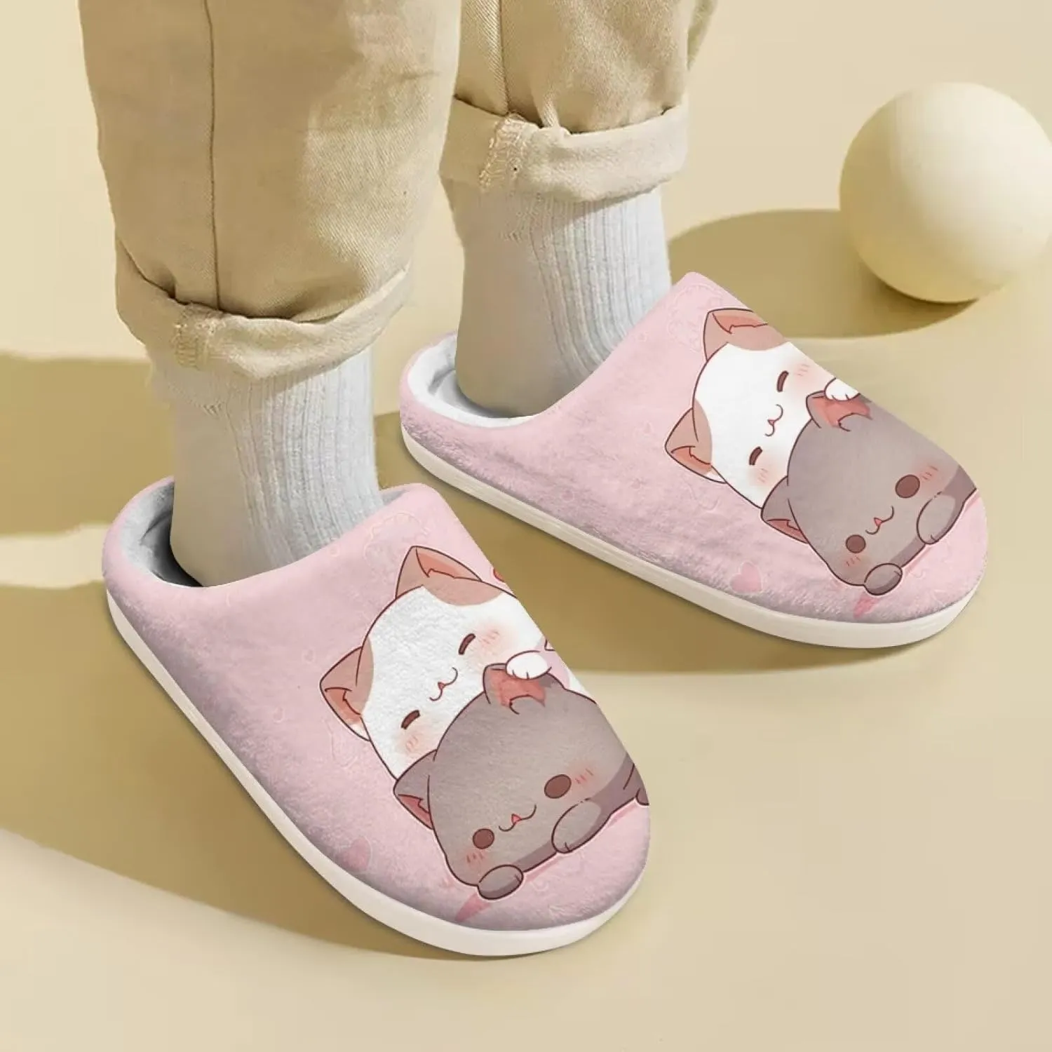 Yzaoxia Fuzzy Slippers for Kids House Slipper Shoes for Boys Girls