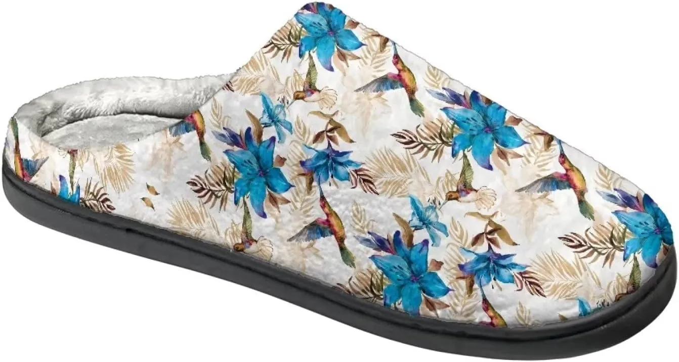 Yzaoxia House Slippers for Women Bedroom Slippers Size 5.5-12 Fuzzy Slippers Winter Girls Home Shoes