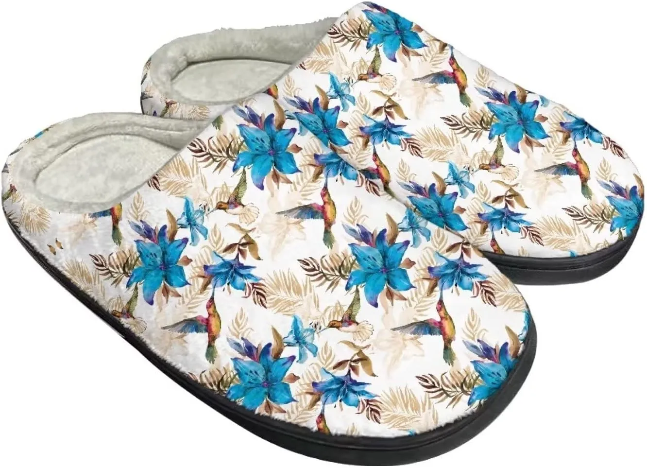 Yzaoxia House Slippers for Women Bedroom Slippers Size 5.5-12 Fuzzy Slippers Winter Girls Home Shoes
