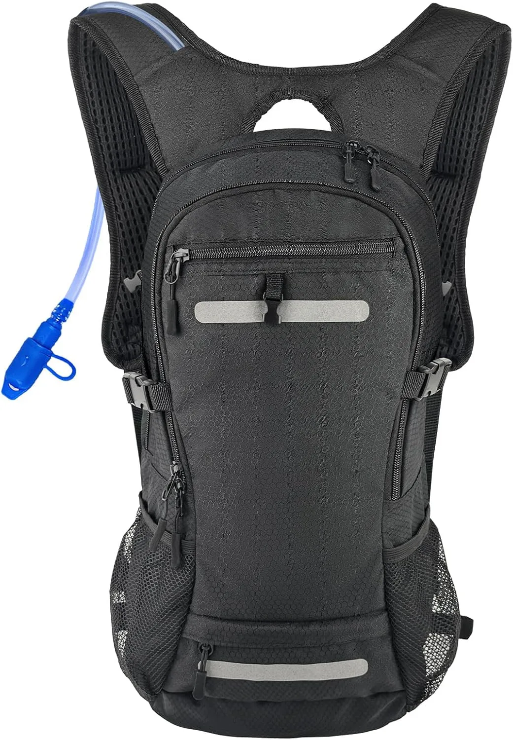 Zavothy 18L Water-Resistant Hydration Backpack Suit for 2L/3L Water Bladder – Hidden Helmet Compartment & Detachable Rain Cover – Lightweight Insulated Daypack for Cycling, Camping, Hiking (Men/Women)