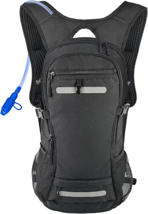 Zavothy 18L Water-Resistant Hydration Backpack Suit for 2L/3L Water Bladder – Hidden Helmet Compartment & Detachable Rain Cover – Lightweight Insulated Daypack for Cycling, Camping, Hiking (Men/Women)