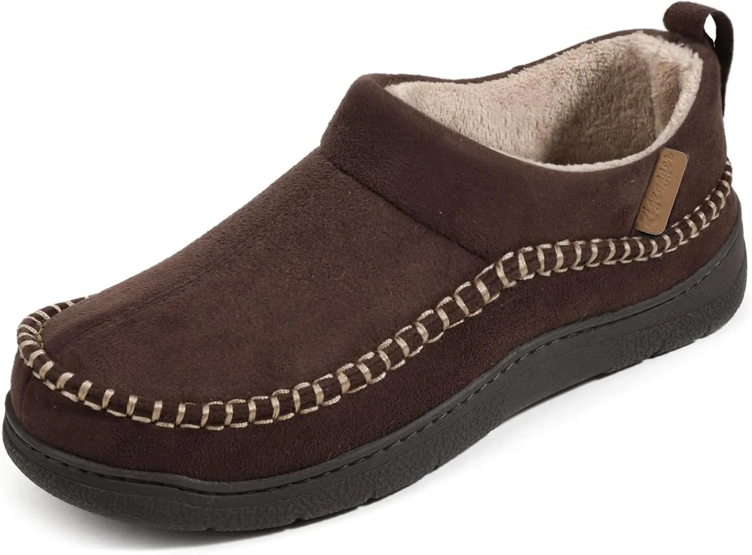 Zigzagger Men's MoCozy Moccasin Ankle Toasty House Shoes Slippers Indoor Outdoor