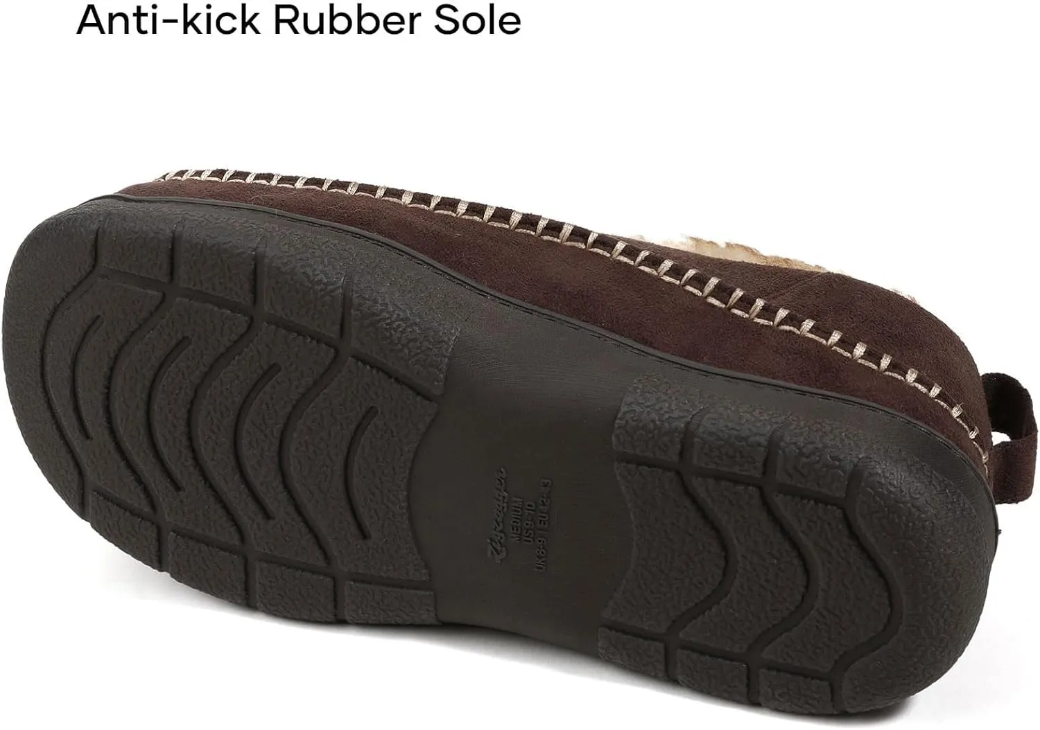 Zigzagger Men's MoCozy Moccasin Ankle Toasty House Shoes Slippers Indoor Outdoor