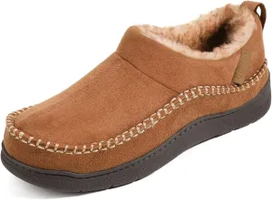 Zigzagger Men's MoCozy Moccasin Ankle Toasty House Shoes Slippers Indoor Outdoor